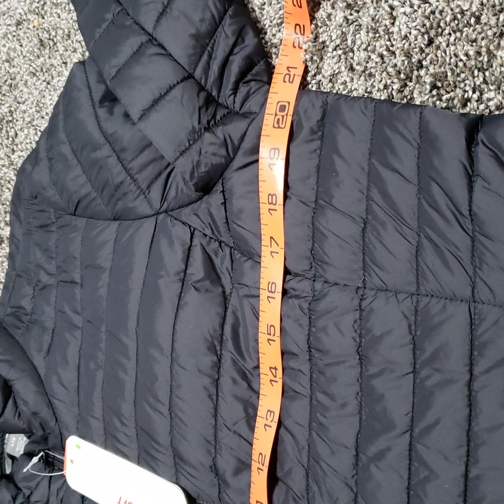 Joe Fresh Lightweight Packable Black Puffer Jacket Size Large - Picture 9 of 14